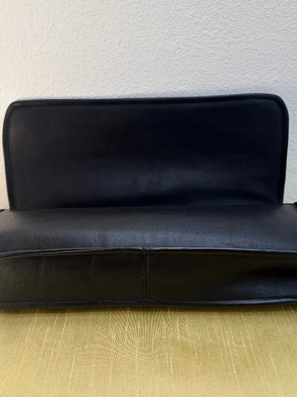 Vintage Bonnie Cashin Coach Envelope Clutch Black Leather - 1973 in EVC - Rare